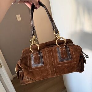 Y2K Coach Suede Soho Mia Satchel